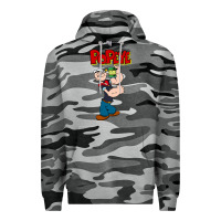 Slate Camo popeye Premium Hoodie - tuanDangUi