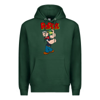 Sports Green popeye Premium Hoodie - tuanDangUi