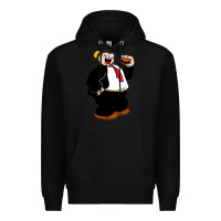 Black wimpi character popeye Premium Hoodie - tuanDangUi