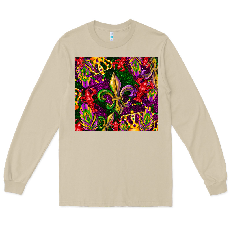 Mardi Gras Long Sleeve Tee by CowGirlArtShop | Teevron