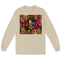 Mushroom mardi gras Long Sleeve Tee - CowGirlArtShop