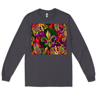 Smoke mardi gras Long Sleeve Tee - CowGirlArtShop