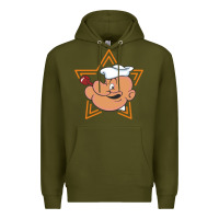 Army Green popeye 2 Premium Hoodie - tuanDangUi