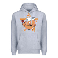 Heather Grey popeye 2 Premium Hoodie - tuanDangUi
