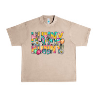 French Oak Hunny Bunny Easter Urban Heavy Tee - NancyCooperArtShop