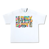 White Hunny Bunny Easter Urban Heavy Tee - NancyCooperArtShop