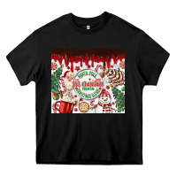 Black christmas hot chocolate Heavy Core Tee - MaliasSmallBusiness