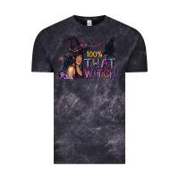 Cloud Black 100% That Witch Black Afro Witch Vintage Tee - texasbilliewilder
