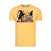 Vintage Mustard 100% That Witch Black Afro Witch Vintage Tee - texasbilliewilder