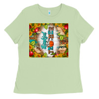Thankful Teacher Fall Tumbler Ladies Tee | Teevron