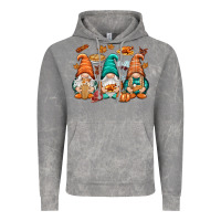 Cloud Rock Thanksgiving gnomes Vintage Hoodie - NancyCooperArtShop
