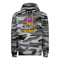 Slate Camo skull mardi gras king Premium Hoodie - FaDigitalArtStudio