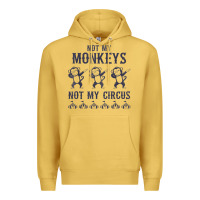 Antique Gold mens not my monkeys not my circus sarcastic gifts for men, funny t shi Premium Hoodie - tuanDangUi