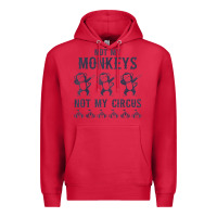 Cardinal mens not my monkeys not my circus sarcastic gifts for men, funny t shi Premium Hoodie - tuanDangUi