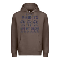 Coffee mens not my monkeys not my circus sarcastic gifts for men, funny t shi Premium Hoodie - tuanDangUi