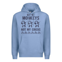 Colony Blue mens not my monkeys not my circus sarcastic gifts for men, funny t shi Premium Hoodie - tuanDangUi