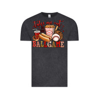 Vintage Black take me out to the ball game baseball Vintage Tee - Jasminsmagicworld