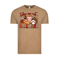 Vintage Coffee take me out to the ball game baseball Vintage Tee - Jasminsmagicworld