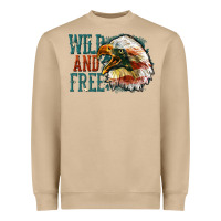 Mushroom Wild and free Heavyweight Sweatshirt - FaDigitalArtStudio