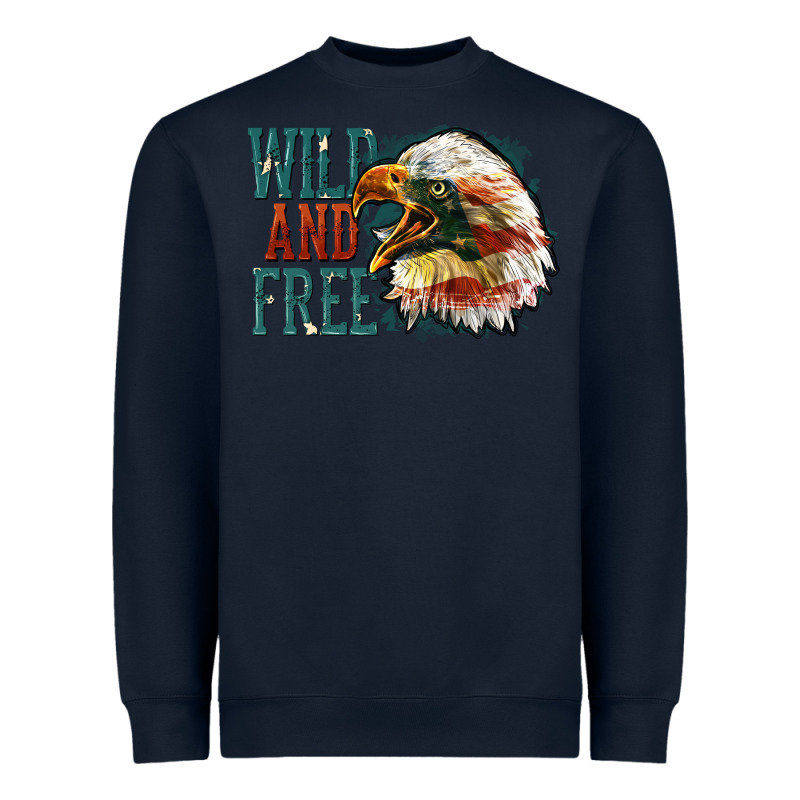 Wild And Free Heavyweight Sweatshirt by FaDigitalArtStudio | Teevron