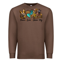 Chestnut peace love duroc pig Premium Sweatshirt - LillyAllenDesigns