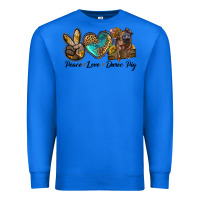 True Royal peace love duroc pig Premium Sweatshirt - LillyAllenDesigns