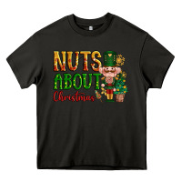 Asphalt Nuts about Christmas Nutcracker Heavy Core Tee - NancyCooperArtShop