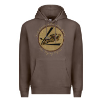 Coffee flying tigers squadron wwii leather patch design Premium Hoodie - tuanDangUi
