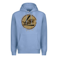 Colony Blue flying tigers squadron wwii leather patch design Premium Hoodie - tuanDangUi