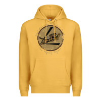 Mustard flying tigers squadron wwii leather patch design Premium Hoodie - tuanDangUi