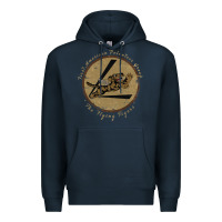 Flying Tigers Squadron Wwii Leather Patch Design Premium Hoodie | Teevron
