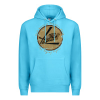 Ocean Blue flying tigers squadron wwii leather patch design Premium Hoodie - tuanDangUi