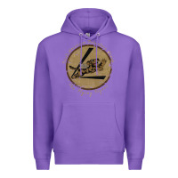 Purple flying tigers squadron wwii leather patch design Premium Hoodie - tuanDangUi