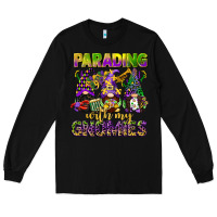 Black parading with my gnomies mardi gras Long Sleeve Tee - CowGirlArtShop