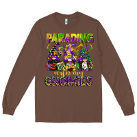 Chestnut parading with my gnomies mardi gras Long Sleeve Tee - CowGirlArtShop
