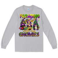 Moon Dust parading with my gnomies mardi gras Long Sleeve Tee - CowGirlArtShop