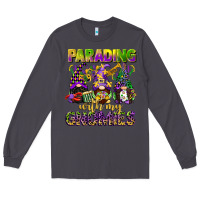 Smoke parading with my gnomies mardi gras Long Sleeve Tee - CowGirlArtShop