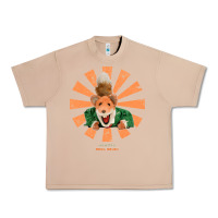 Burro basil brush retro japanese Urban Heavy Tee - tuanDangUi