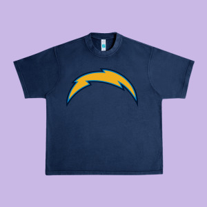 Chargers Urban Heavy Tee Designed By Tuandangui