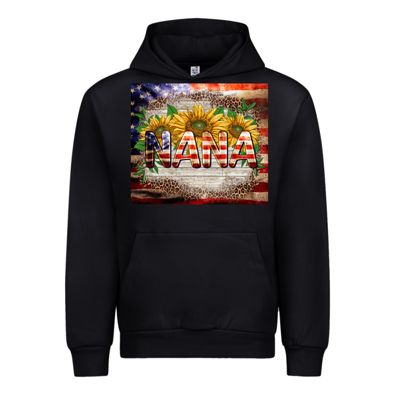 Patriotic Nana Urban Hoodie by BarkalooDesign | Teevron