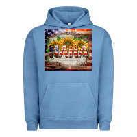 Pigment Pebble Blue patriotic nana Urban Hoodie - BarkalooDesign