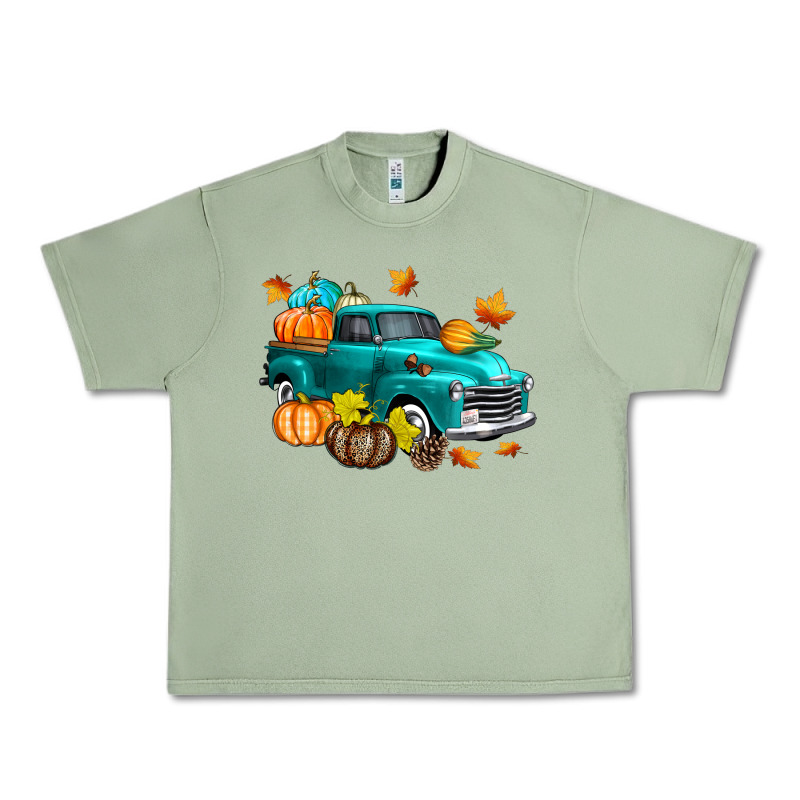 Fall Farm Truck Urban Heavy Tee by texasbilliewilder | Teevron