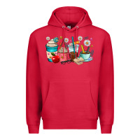 Cardinal teacher coffee cups Premium Hoodie - RanaPortraitStore