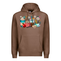 Chestnut teacher coffee cups Premium Hoodie - RanaPortraitStore