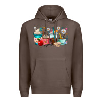 Coffee teacher coffee cups Premium Hoodie - RanaPortraitStore