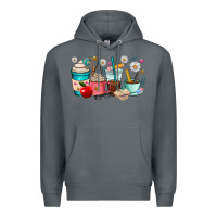Rock teacher coffee cups Premium Hoodie - RanaPortraitStore