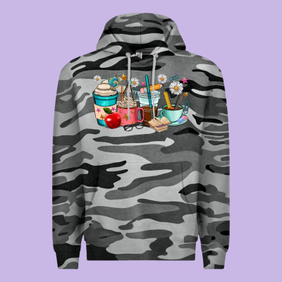 Teacher Coffee Cups Premium Hoodie Designed By Ranaportraitstore