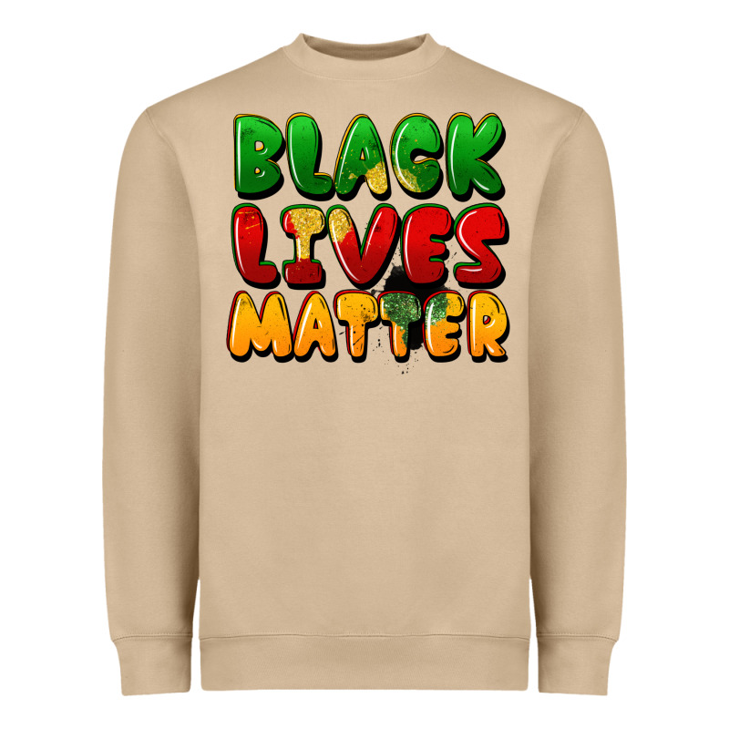 Black Lives Matter Heavyweight Sweatshirt by FaDigitalArtStudio | Teevron