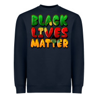 Navy black lives matter Heavyweight Sweatshirt - FaDigitalArtStudio