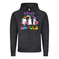 Vintage Black Let's go ghouls Vintage Hoodie - NancyCooperArtShop
